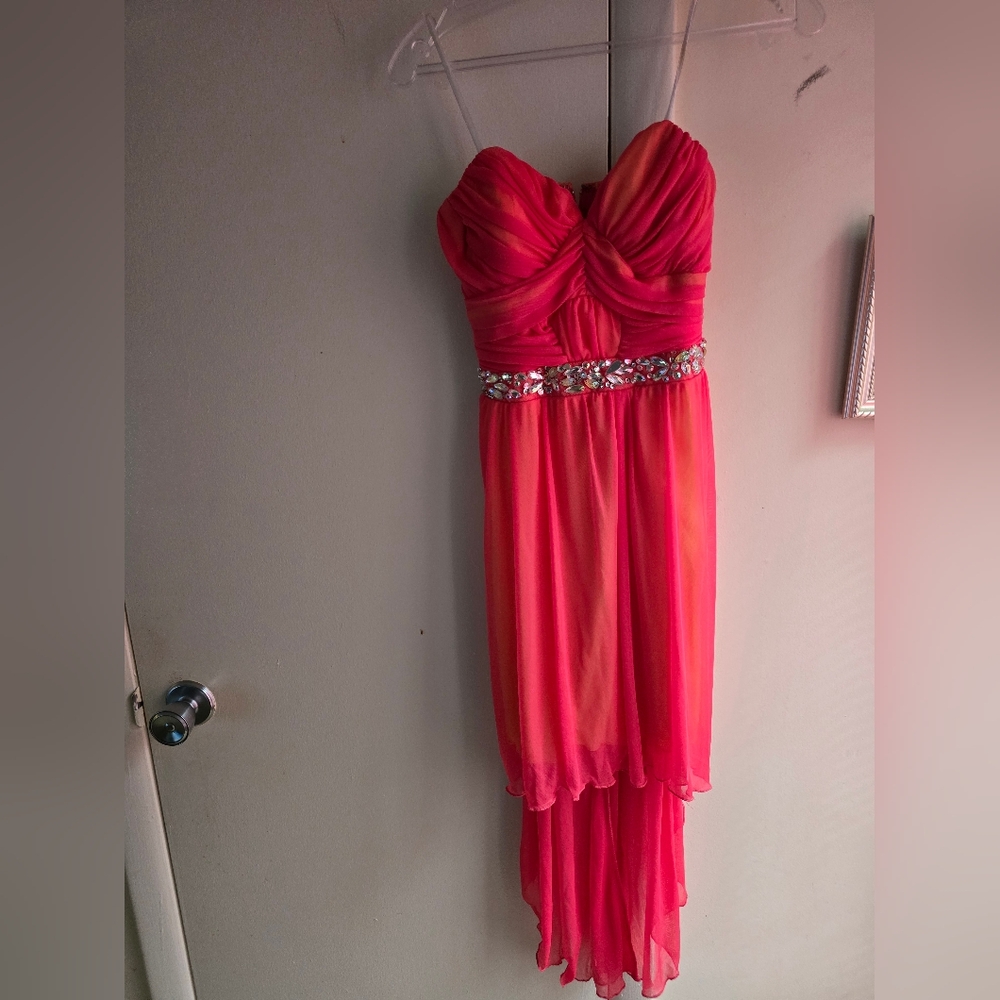 (Message Me If You'd Like To Buy) City Studio Yellow and Pink Lemonade  Dress
